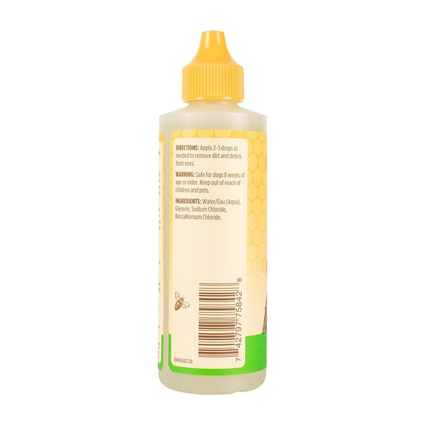 Burt's Bees for Pets Dogs Natural Eye Wash with Saline Solution | Eye Wash Drops for Dogs Or Puppies | Eliminate Dirt and Debris from Dog Eyes with Dog Eye Rinse, 4oz - Image 3