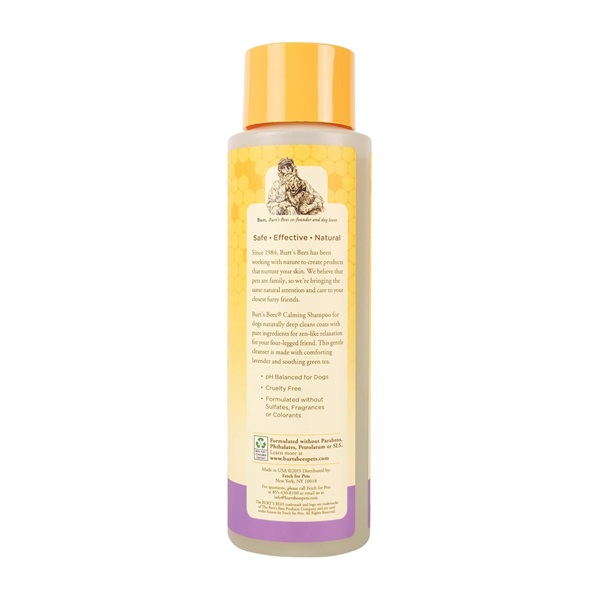 Burt's Bees for Pets Natural Calming Lavender Dog Shampoo with Green Tea, Anti-Itch and Allergy Relief, Includes Oatmeal for Soothing Comfort - Sulfate, Paraben Free, pH Balanced, 16 oz - Made in USA - Image 2