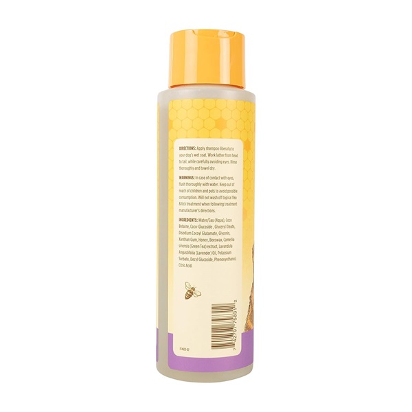 Burt's Bees for Pets Natural Calming Lavender Dog Shampoo with Green Tea, Anti-Itch and Allergy Relief, Includes Oatmeal for Soothing Comfort - Sulfate, Paraben Free, pH Balanced, 16 oz - Made in USA - Image 3