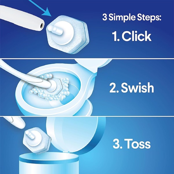 Clorox ToiletWand Disinfecting Refills, Disposable Wand Heads - Rainforest Rush - 30 Count - Image 5