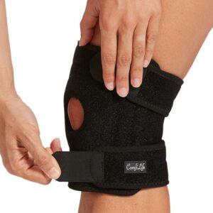 ComfiLife Knee Brace for Knee Pain Relief ââ‚¬â€œ Neoprene Knee Brace for Working Out, Running, Injury Recovery ââ‚¬â€œ Side Stabilizers ââ‚¬â€œ 3 Point Adjustable Compression ââ‚¬â€œ Open Patell
