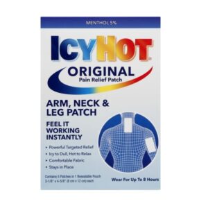 Icy Hot Extra Strength Medicated Patch, Small, 5 Count Box