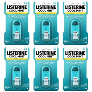 Listerine Pocketmist Oral Care Mist, Cool Mint, 0.26 Fluid Ounce (Pack of 6)