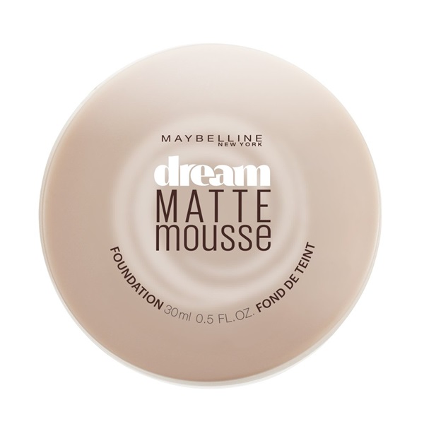 Maybelline New York Dream Matte Mousse Foundation, Light Beige, 0.64 Ounce, Packaging May Vary