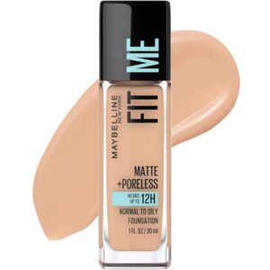 Maybelline New York Fit Me Matte+Poreless Liquid Foundation, 235 Pure Beige, 30ml
