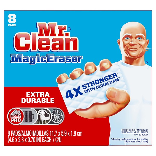 Mr. Clean Magic Eraser Extra Power Home Pro Multi-Surface Cleaner, 8 Count Box
