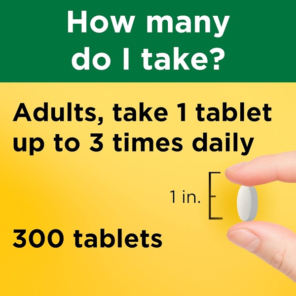 Nature Made Calcium Magnesium Zinc Tablets with Vitamin D, 300 Count - Image 3