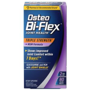 Osteo Bi-Flex Triple Strength w/ MSM, 80 Coated Tablets