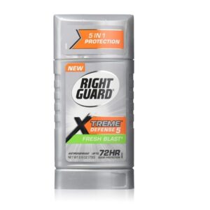 Right Guard Deodorant Stick for Unisex, Fresh Blast Scent, 2.6 Ounce