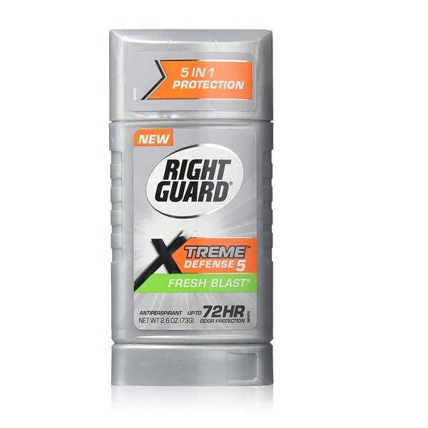 Right Guard Deodorant Stick for Unisex, Fresh Blast Scent, 2.6 Ounce