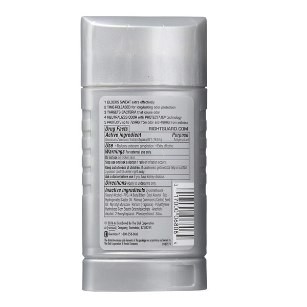 Right Guard Deodorant Stick for Unisex, Fresh Blast Scent, 2.6 Ounce - Image 2