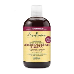 SheaMoisture strengthen & restore shampoo with shea butter and castor oil