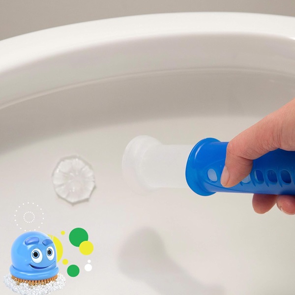 Scrubbing Bubbles Toilet Cleaning Gel, 1 Dispenser and 24 Gel Stamps - Image 7