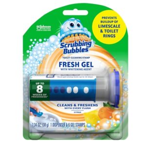 Scrubbing Bubbles Toilet Cleaning Gel Fresh, Hydrogen Peroxide Citrus, 1.34 Ounce