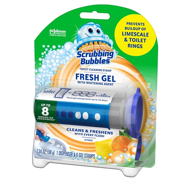 Scrubbing Bubbles Toilet Cleaning Gel Fresh, Hydrogen Peroxide Citrus, 1.34 Ounce - Image 8