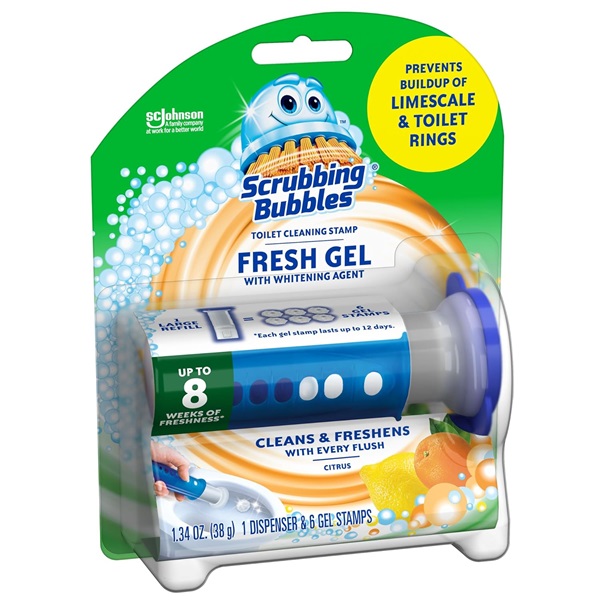 Scrubbing Bubbles Toilet Cleaning Gel Fresh, Hydrogen Peroxide Citrus, 1.34 Ounce - Image 9