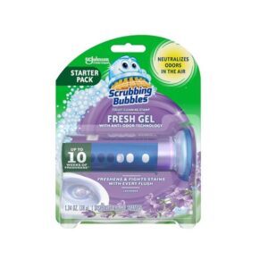 Scrubbing Bubbles Toilet Cleaning Gel Glade Lavender Meadow, 1.34 Ounce