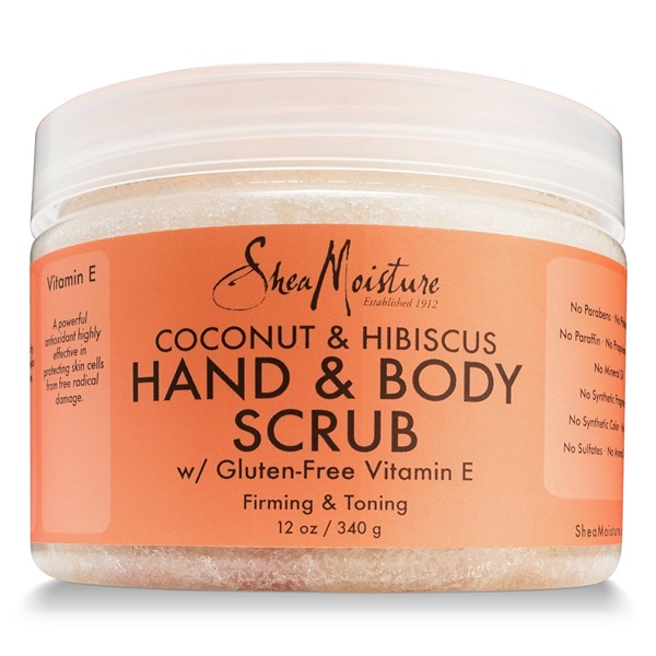 SheaMoisture Coconut & Hibiscus Hand/Body Scrub, 12 Ounce - Image 2