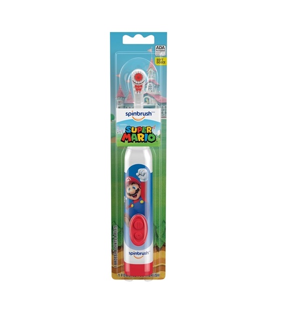 Spinbrush Super Mario (Style and Theme May Vary)