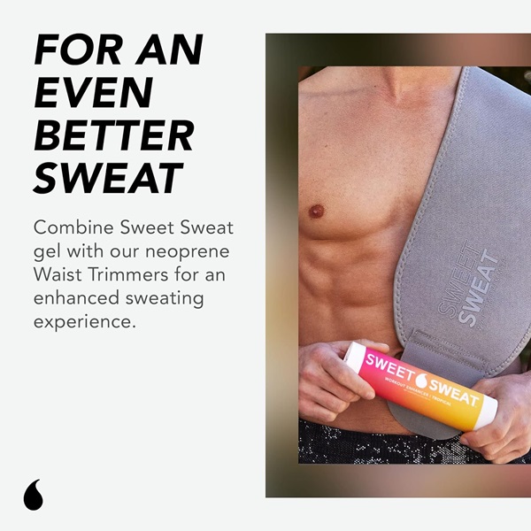 Sweet Sweat Citrus Mint Gel Stick, by Sports Research - Get More From Your Workout: Workout Enhancer Makes You Sweat Faster & Harder - Try w/ Waist Trimmer - Men’s & Women’s Toning Sweat Cream - 6.4Oz - Image 4