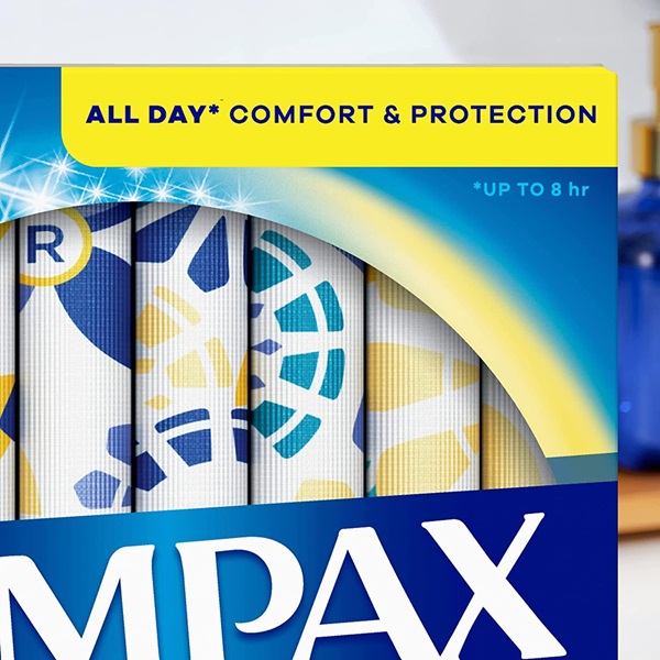 Tampax Pearl Tampons, Ultra Absorbency, with Leakguard Braid, Unscented, 45 Count - Image 5