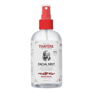 Thayers Natural Remedies Alcohol-Free Rose Petal Witch Hazel Facial Mist Toner, 8 Ounce