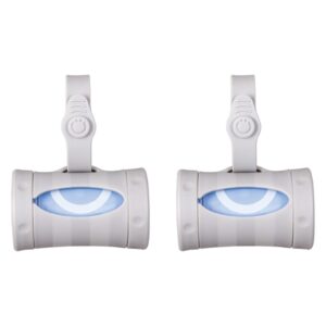 Ubbi On The Go Gray Bag Dispenser Baby Gifts, Lavender Scented, Set of 2