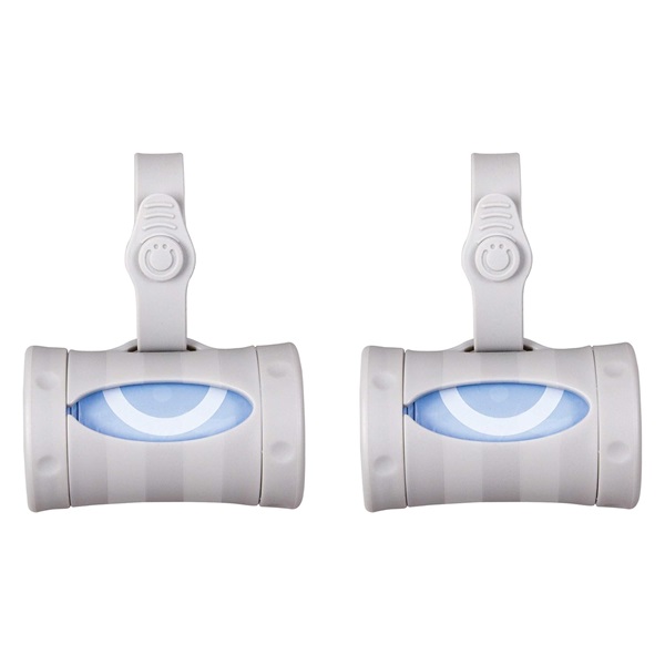 Ubbi On The Go Gray Bag Dispenser Baby Gifts, Lavender Scented, Set of 2
