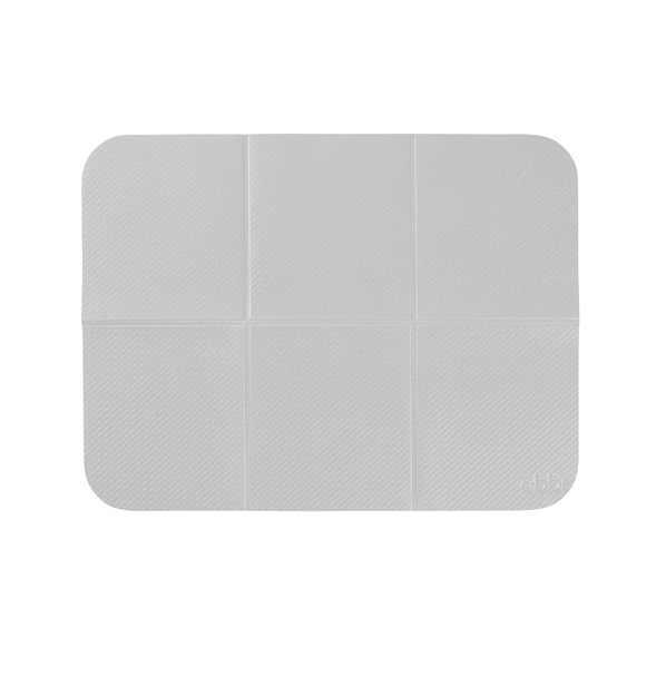 Ubbi Portable Changing Mat with Gray and White Storage Bag, Gray - Image 4