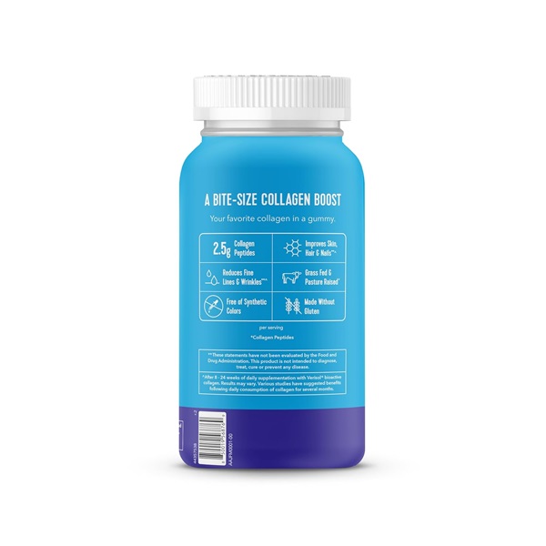 Vital Proteins Collagen Gummies, 2.5g of Clinically-Tested Collagen for Hair, Skin, Nails & Wrinkles, 120 ct, 30-Day Supply, Grape Flavor - Image 5