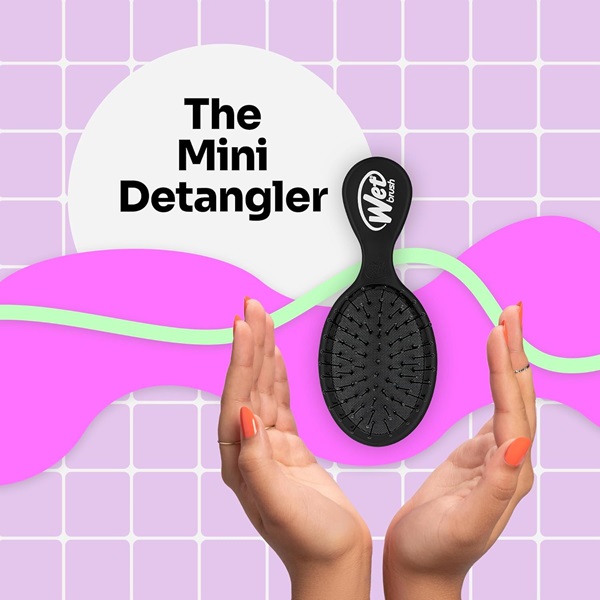 Wet Brush black mini detangler, Black - Image 2