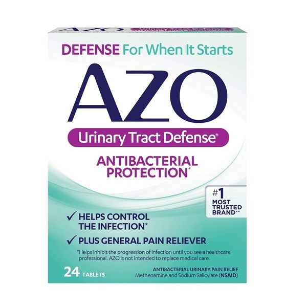 AZO antibacterial protection urinary health supplement