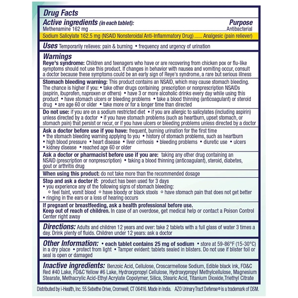 AZO Urinary Tract Defense, Antibacterial Protection, 24 Count - Image 2