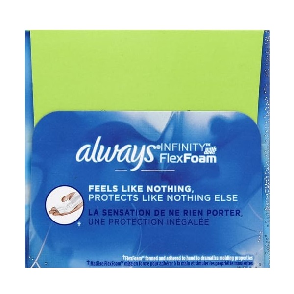 Always Infinity Pads Heavy Flow 32 ct. - Image 8