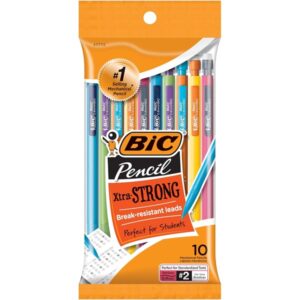 BIC Pencil, Mech, 0.9Mm, 10Pk, Multi-coloured, Yellow