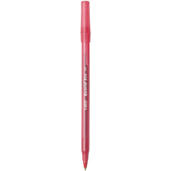 BIC Round Stic Ball Pen - Pack of 10, Red - Image 3