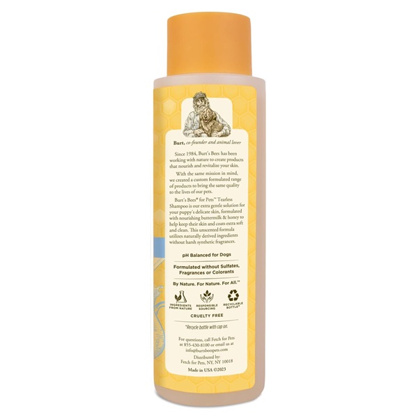 Burt's Bees for Dogs All-Natural Tearless Puppy Shampoo with Buttermilk | Best Tear-Free Shampoo For All Dogs and Puppies For Gentle Fur - Image 2