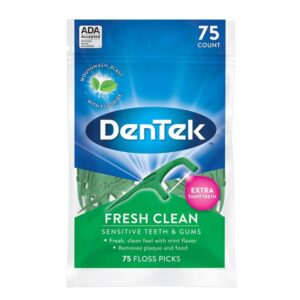 DenTek Fresh Clean Floss Pick, 75 Count