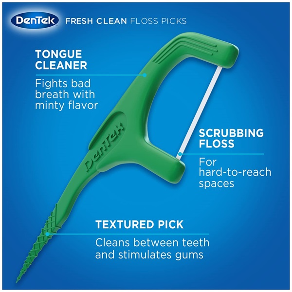 DenTek Fresh Clean Floss Pick, 75 Count - Image 3