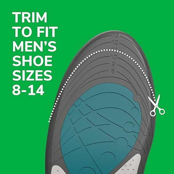 Dr. Scholl's Run Active Comfort Insoles,Men's, 1 Pair, Trim to Fit Inserts - Image 5