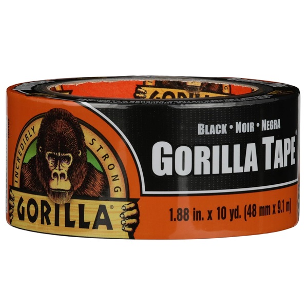 Gorilla Standard Duct Tape: 1.88 in. x 30 ft. (Black)