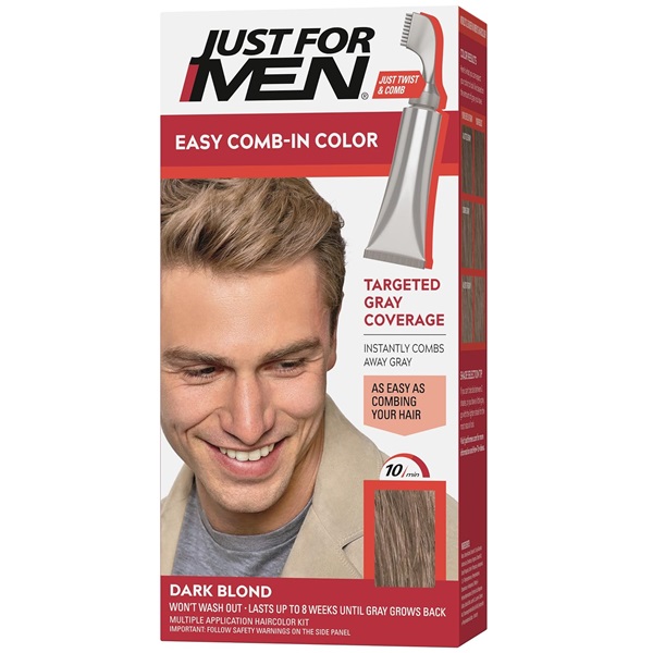 Just for Men Auto Stop Chemical Hair Dye Dark Blond and Light Brown