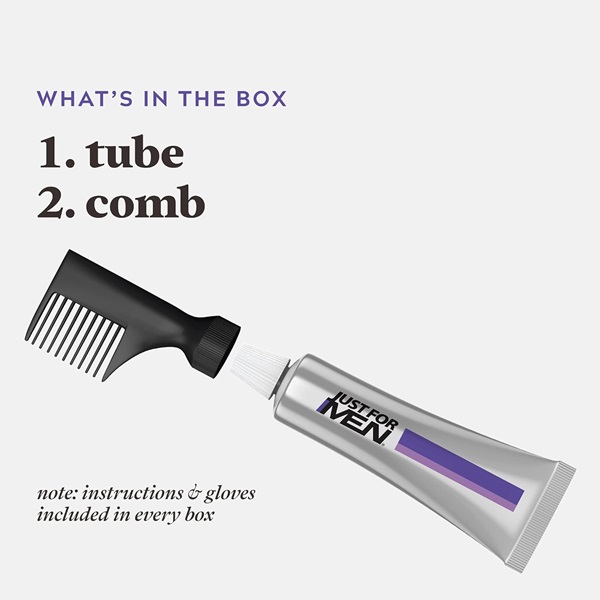 Just for Men Touch of Gray Gray Hair Treatment Light Brown-Gray T-25 - Image 2