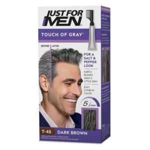 Just for Men Touch of Gray Hair Colour, 81.6g - Dark Brown T-45