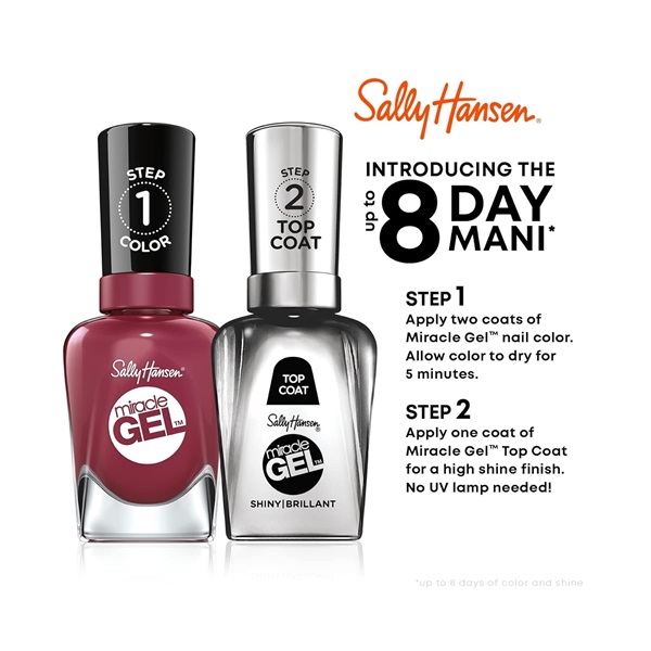 Sally Hansen Miracle Gel, In The Sheer, 0.5 Ounce - Image 5