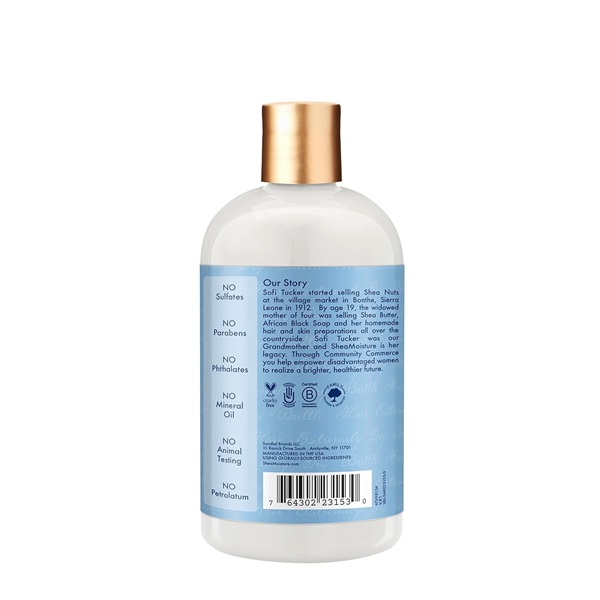 SheaMoisture Hydrate & Repair Moisture Shampoo for Damaged Hair Manuka Honey Moisturizing with Shea Butter 13 oz - Image 2