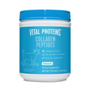 Hydrolyzed collagen peptides ready-to-drink liquid supplement