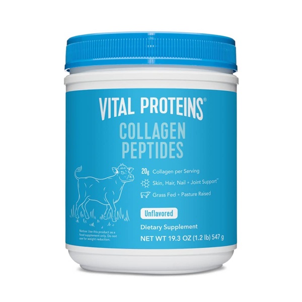 Hydrolyzed collagen peptides ready-to-drink liquid supplement