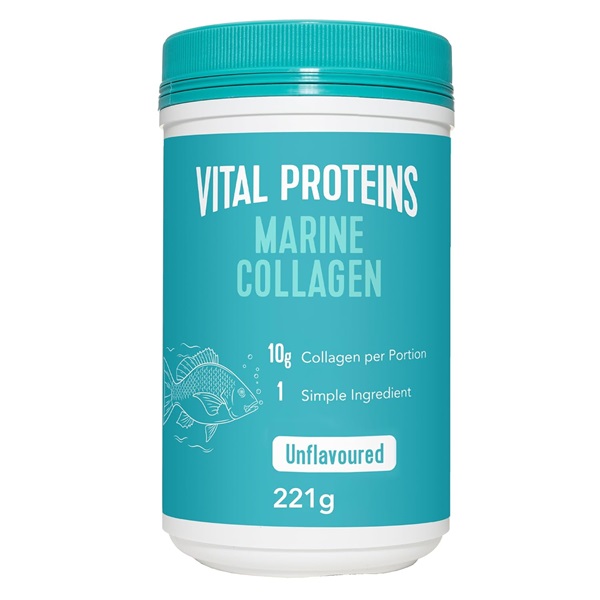 Unflavored marine collagen peptides powder 22 servings