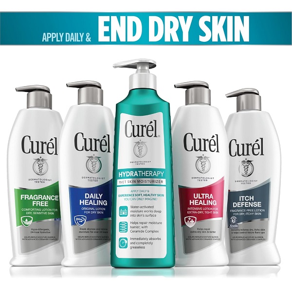 Curel Extra Dry Skin Therapy Body Lotion, Body and Hand Lotion, Hydra Silk Moisturizer, 12 Ounce, with Advanced Ceramide Complex, and Aloe Water - Image 6